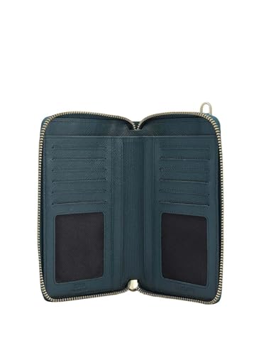 Da Milano Genuine Leather Blue Unisex Crossbody (10008A)