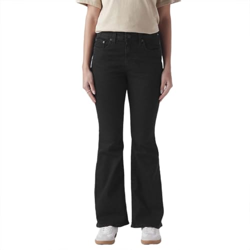 Levi's Women's 726 Black Flared Fit High Rise Jeans