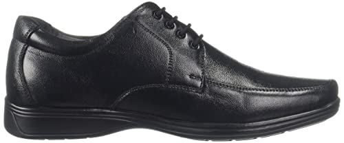 Bata Mens Flat Uniform Dress Shoe, Black, 7 UK