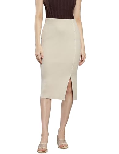 Clavin Klein Womens Beige Color Skirt (XL)