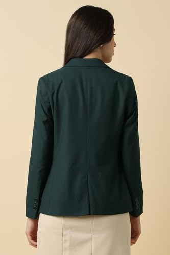 Allen Solly Women's Blazer (AHBZWRGFS05993_Green