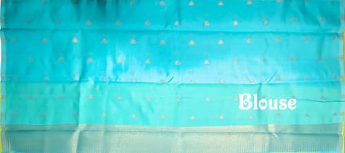 SREE KUMARAN Women's Kanchipuram Kubera Silk Pure Pattu Sarees – Deer Butta With Blouse (VSK161-8)