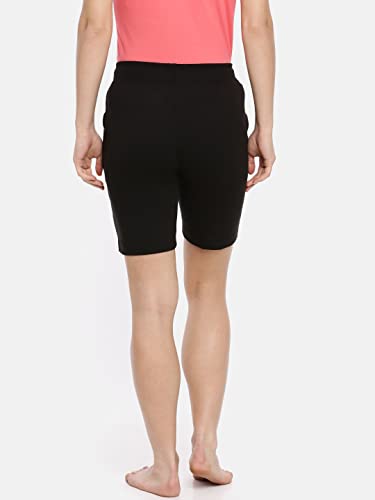 Macrowoman W-Series Comfort Shorts for Women|Cotton Blend|Pack of: 1 Black