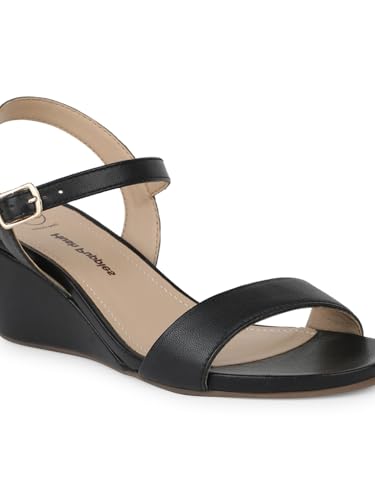 Hush Puppies Wedge Heel Sandals - Black (6Uk)