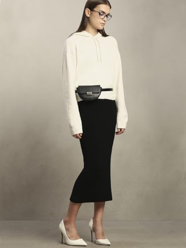 VERO MODA Women's Below Knee Skirt Black
