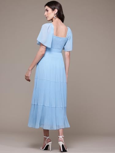 Label RITU KUMAR Blue Iseule Long Dress