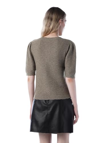 ONLY Women's Rayon Blend Classic Pullover Sweater (15350776- Cub