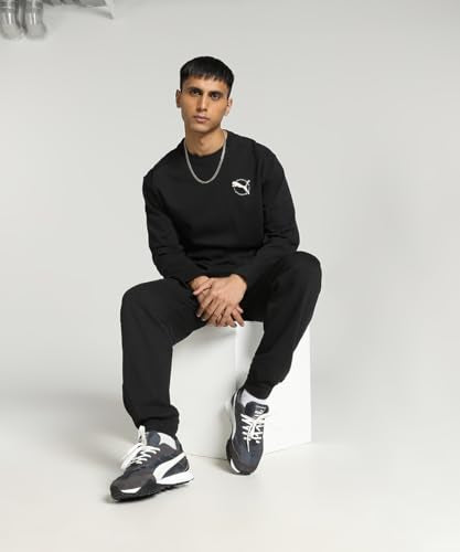 Puma Mens Better Sportswear Crew, Black, L (67606301)
