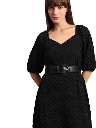 VERO MODA Women's A-Line Black Dress