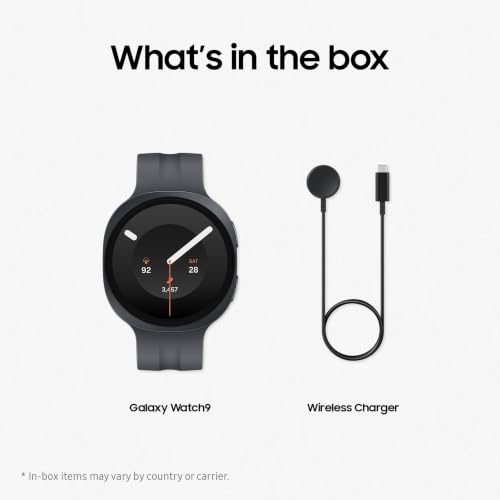Samsung Galaxy Watch9 (44mm Bluetooth, Graphite)