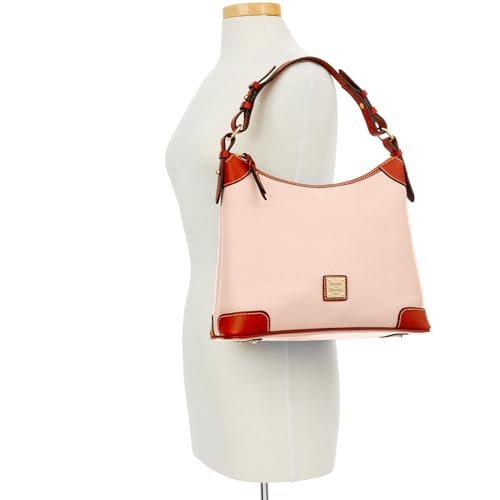 Dooney & Bourke Handbag, Pebble Grain Hobo Shoulder Bag - Blush, Blush, One Size