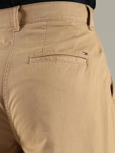 Loose Fit Solid Mid Rise Trouser