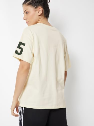 Max Women Printed Oversized Sports T-Shirt - Pack of 2 (White_XS)
