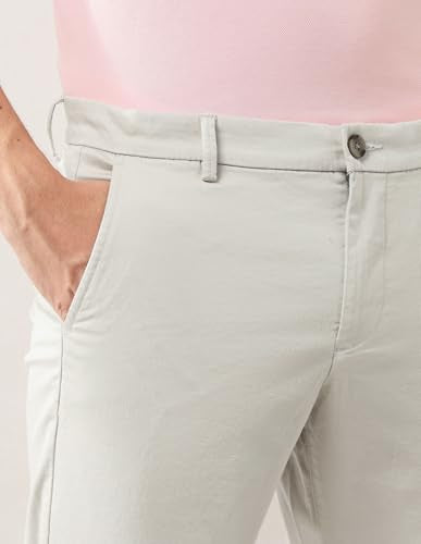 Arrow Sports Men's Mid Rise Slim Fit Trousers (ASAETRO2962_Beige_30)