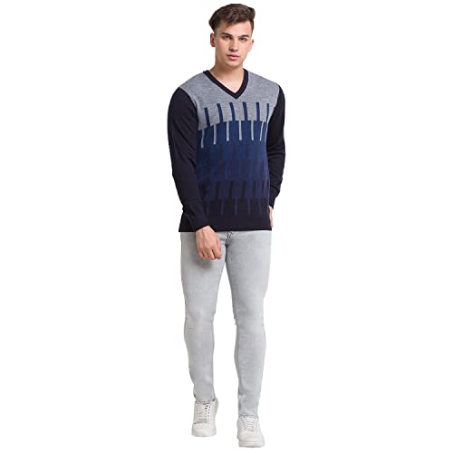 Colorplus Navy Sweater (Size: S)-CMWA03198-BE