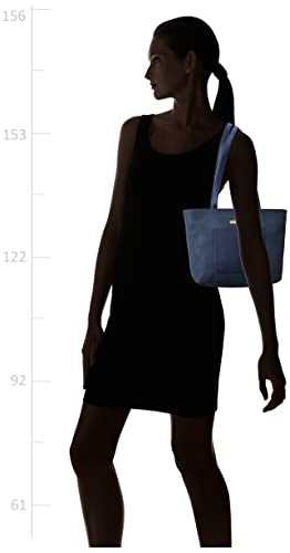 Caprese womens MILAN T Medium NAVY Tote Bag