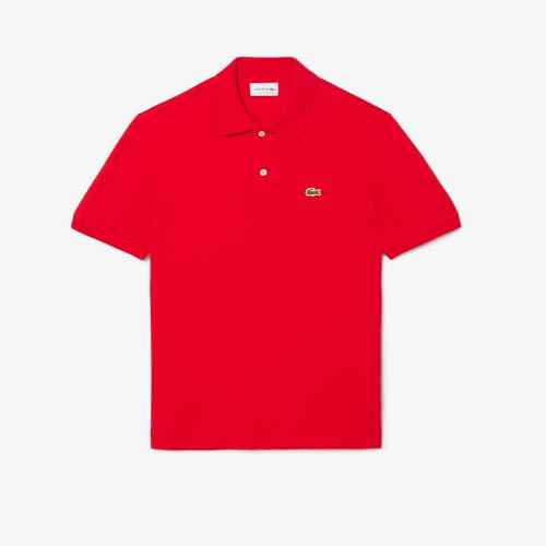 Lacoste Men's Solid Classic Fit Polos (PH9851240_Red