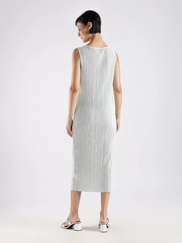 Calvin Klein Jeans Women's Polyester Sheath Below The Knee Casual Dress (44A211G020_Billowing Sail