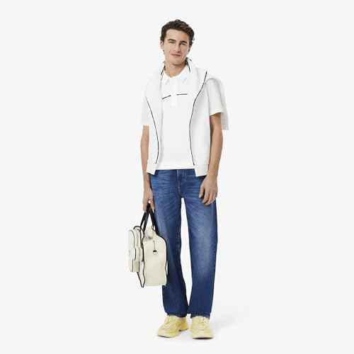 Lacoste Men's Regular Fit Polos (PH9863001_White