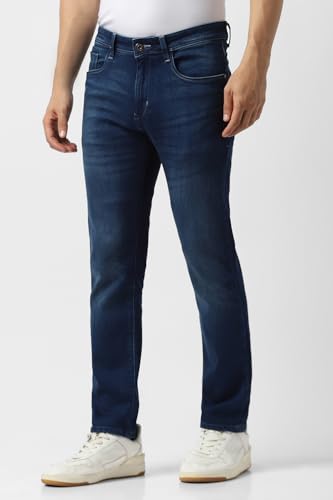 Van Heusen Men's Regular Jeans (VXDNGCELFU97181_Navy