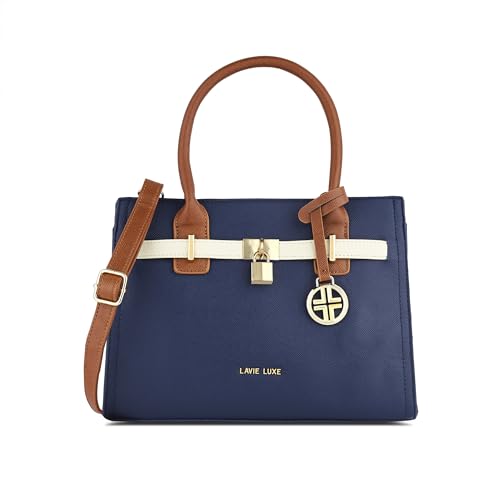 Lavie Luxe Women's Strap Medium Satchel Bag for Women | Satchel Handbag for Work | Ladies purse | Stylish Shoulder Bag | Gift for Women