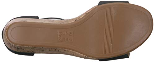 Naturalizer Womens Areda Black Wedge Sandals 8.5 M