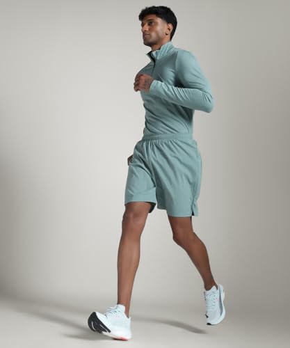 Puma Men's Hybrid Shorts (527908_Green Moon