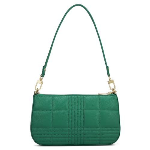 Da Milano Leather Shoulder Bag for Women - Green