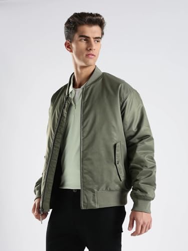 Calvin Klein Jeans Men's A-Line Coat (4RC526G251_Dusty Olive