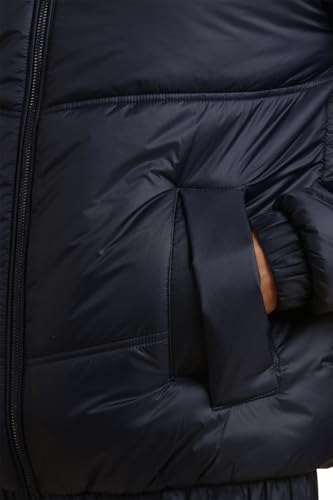 Allen Solly Men's A-Line Coat (ASJKMJBOFU25395_Navy