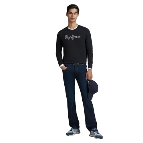 Pepe Jeans Men's Slim Fit T-Shirt (PM509807_Black