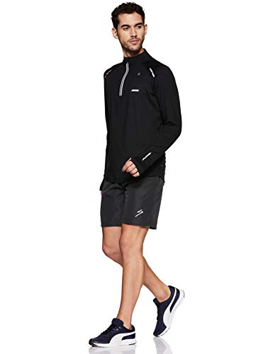 Van Heusen Performance Men Jacket - Polyester Spandex - Swift Dry, Odour Shield, Lightweight_81001_Black_XL