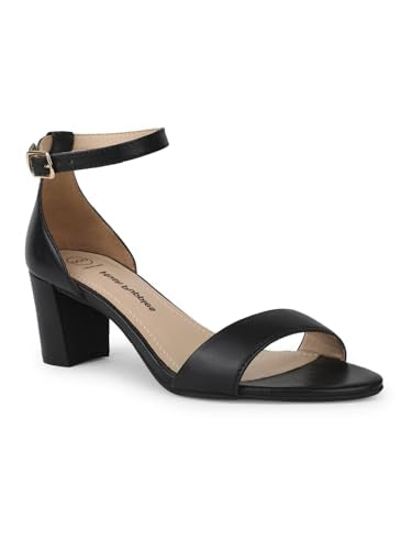 Hush Puppies Block Heel Sandals - Black (6Uk)