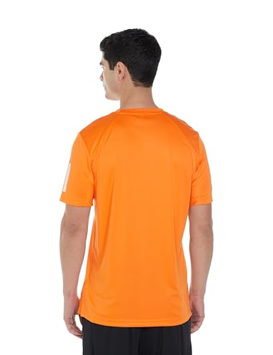 adidas Men Club 3Str Tee Sports T-Shirts, Orange, Medium