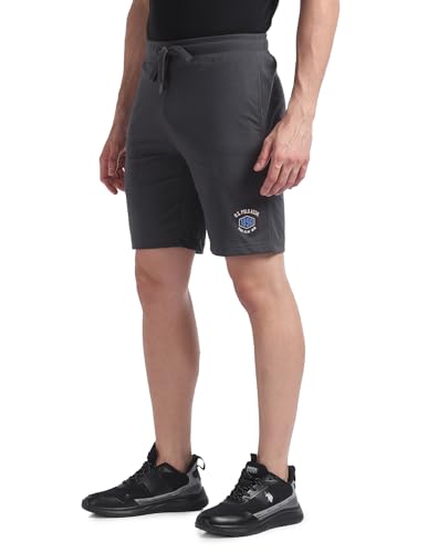 U.S. POLO ASSN. Men's Hybrid Shorts (LS002-PL_Asphalt