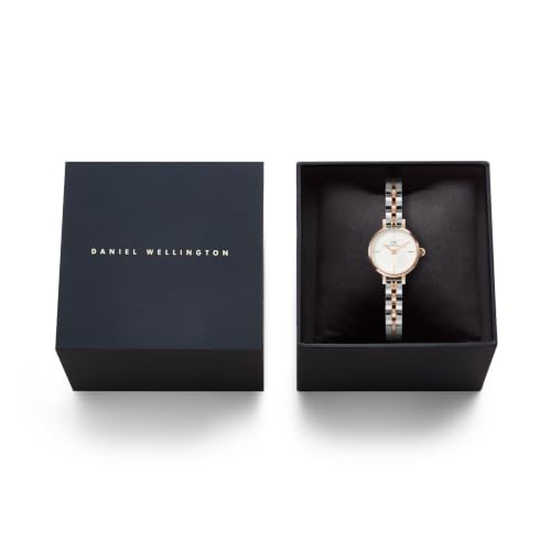 Daniel Wellington Petite Round 19mm White Dial Analog Women Watch - DW00100924K