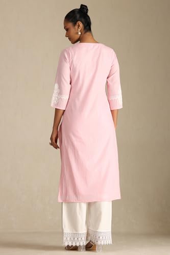 Soch Women's Pure Cotton Kurta Set (NFB-EWS5KS10824_Pink