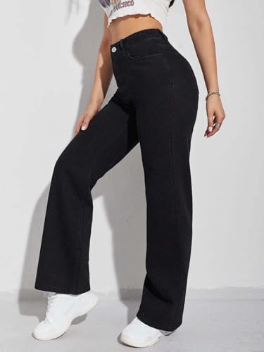 KOTTY Women’s Structured High Rise Wide Fit Denim-X4_KTTLADIESJEANS1004S