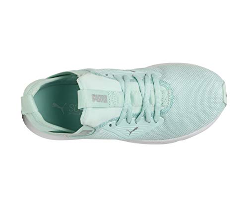 Puma Women's Enzo Beta Wn s Fair Aqua White Running Shoe-4 Kids UK (4060979038486)
