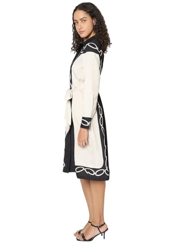 VERO MODA Women Beige Shirt Dress