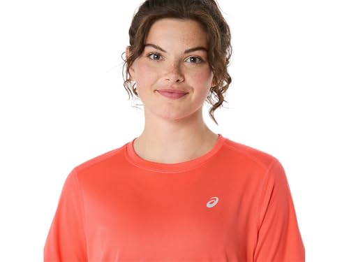 ASICS Womens Coral Reef Silver SS TOP - M (2012D144.700)
