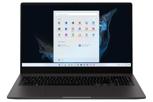 Samsung Galaxy Book2 NP550 Laptop, 39.6cm (15.6") FHD Display, 12th Gen Intel Core i5 / 16GB DDR4 RAM / 512GB SSD/Win-11 Pro/ms-Office / 1.8kg / Graphite, (NP550XED-KA4IN)