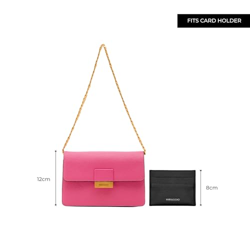 Miraggio Reagan Shoulder Bag (Pink)