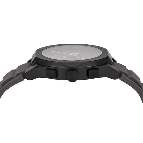 Armani Exchange Sync Grey Quartz Leather Watch AX4191