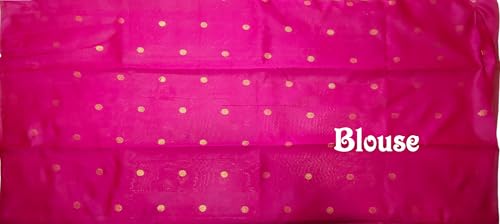 SREE KUMARAN Women's Kanchipuram Kubera Silk Pure Pattu Sarees With Blouse (VSK3267-8)