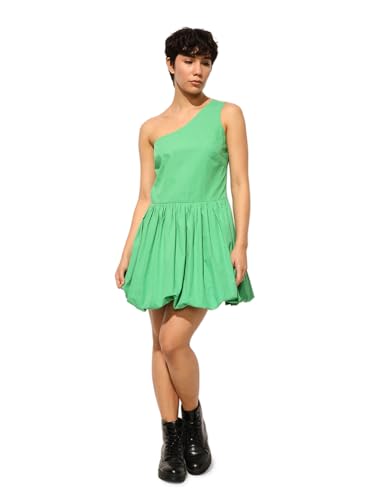 ONLY Women's Fit and Flare Green Dress