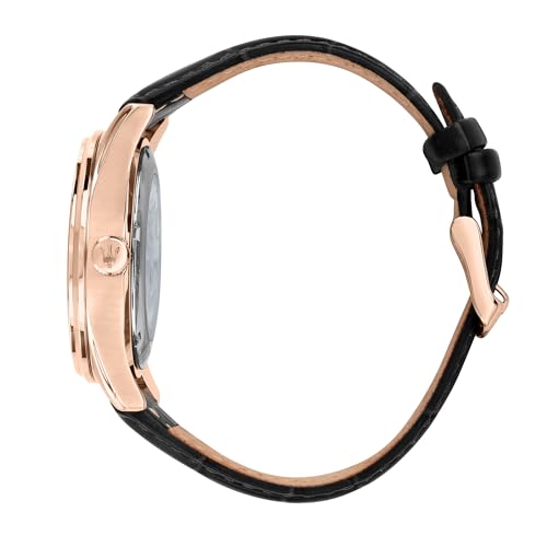 Maserati Men's Watch, Automatic, Analog, 42 mm, SORPASSO Collection, Gift for Men - R8821124001, Black, Classic