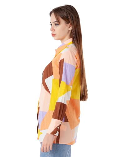 Zink London Women's Multi-Colored Printed Regular Shirt