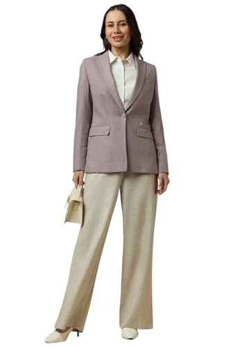 Allen Solly Women's Blazer (AHBZARGH434467_Lilac