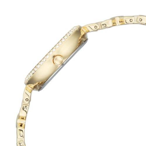 Raga Spotlight 2.0 Quartz Analog 3Hands Display Silver Dial Gold Color Strap Watch for Women - 95420YM01
